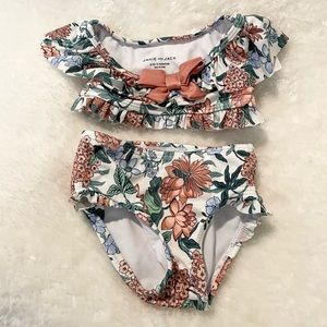 Baby Girls Floral Janie and Jack 2 Piece Swimsuit